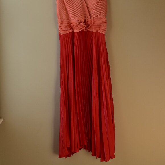 Ramy Brooks COlorblock Pleated Midi Dress - Picture 4 of 7